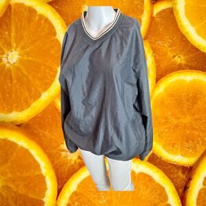 Ben Hogan Performance Golf Collection‎ Black V-Neck Pullover Windbreaker Size M